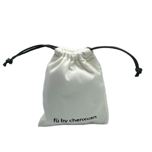 Sac en coton durable avec cordon de serrage, sac cadeau en toile de coton imprimé, pochettes à bijoux personnalisées en usine - Product Image 5