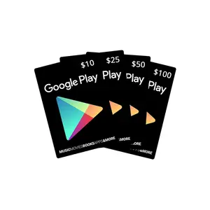 Google Play $50 Google бумажник пополнить подарочную карту для магазинов Google в США