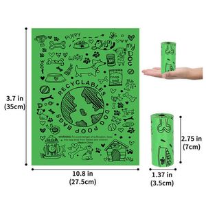 Sacs à déjections canines en gros avec poignée, écologiques, imprimés sur mesure, qualité export premium, directement du fabricant distributeur - Product Image 6