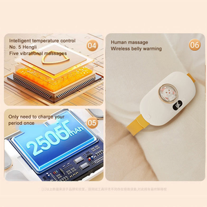 Ceinture chauffante sans fil pour soulager les douleurs menstruelles, coussin chauffant corporel pour les crampes menstruelles, vente en gros - Product Image 4