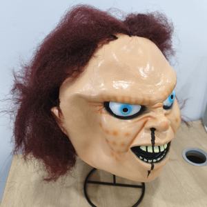 Máscara de Látex de Chucky para Halloween, Disfraz de Terror de Zombie con Cejas Blancas para Casa Embrujada, Escape Room, Mascarada, Espectáculo - Product Image 2