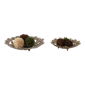 Elegante set di 2 ciotole decorative a forma di fiore per centrotavola domestico - Product Image 2