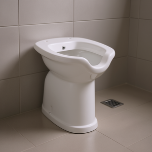 Bidé para Personas con Discapacidad, Completo con Dispensador y Desagüe de Piso, 39.9 cm de Ancho, 61.8 cm de Largo - Product Image 3