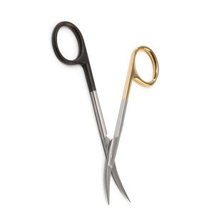 Medical Instruments Oral Surgery Stainless Steel Golden & Black Handle Dental Surgical Straight <b>Gum</b> Scissors - Product Image 3