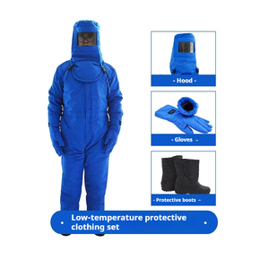 Traje Protector Criogénico para Congelación, Mono Aislante para Almacenamiento en Frío, LN2, Nitrógeno Líquido, Amoníaco, Oxígeno, Ropa de Trabajo de Seguridad Anticongelante - Product Image 3