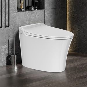 WC intelligent intégré TA-X568DF TEJJER, céramique blanche, montage au sol, réservoir d'eau intégré, ouverture et fermeture automatiques du couvercle, utilisation hôtelière - Product Image 5