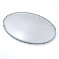 1mm 1.5mm 1.8mm 2mm Custom Self Cut Size Round Oval Square Glass Sheet Mirror Pieces