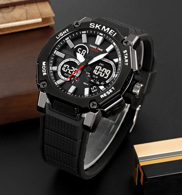 SKMEI New Casual Men's Watches 50M Waterproof Sport Quartz Watch for Male Wristwatch Digital G Style Shock Relogio Masculino