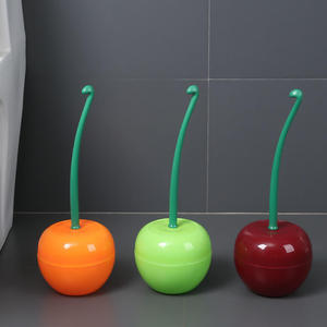 Ensemble <span class=keywords><strong>brosse</strong></span> et support pour toilettes Cherry, accessoires <span class=keywords><strong>de</strong></span> décoration <span class=keywords><strong>de</strong></span> salle <span class=keywords><strong>de</strong></span> bain - Product Image 2