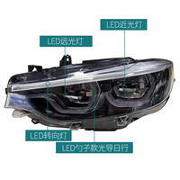 Phare à LED de style M4 pour BMW F32 F33 F36 Série 4 2012-2018, mise à niveau, assemblage de phare, berline, vente chaude