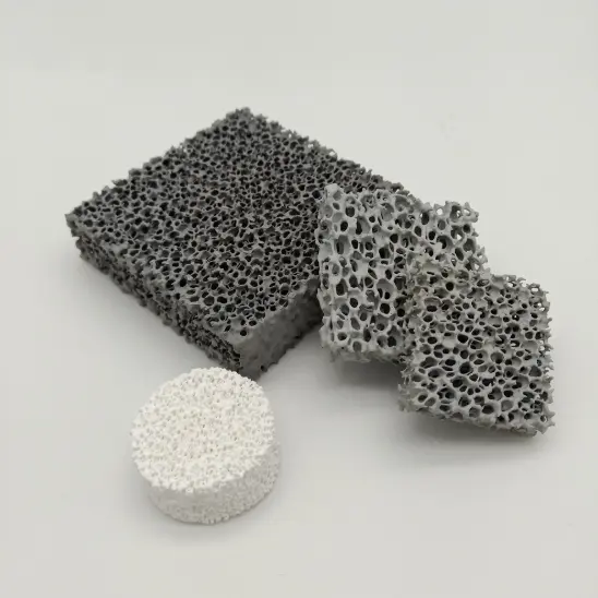 Filtro in schiuma reticolata in ceramica Sic di Zirconia di allumina per fonderia di metalli