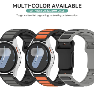 Bracelet de sport en silicone imperméable Aibangjia pour Samsung Galaxy Watch, bracelet pour <span class=keywords><strong>Huawei</strong></span> Watch GT6 GT5 pour CMF Watch 2 Pro - Product Image 2