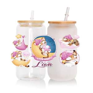 Más Vendido, Más de 100 Diseños Navideños Rosas, UV para DTF, Envolturas para Vasos, Pegatinas 3D para Vasos de 16 oz, Material PET Lavable - Product Image 5