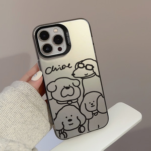 เคสโทรศัพท์สำหรับ <span class=keywords><strong>iPhone</strong></span> 16 15 14 13 12 PRO MAX <span class=keywords><strong>ปากกา</strong></span>ทาสีเคลือบสีเงิน - Product Image 5