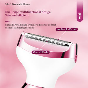 Épilateur électrique cinq en un pour femmes épilateur pour aisselles et parties intimes avec fonctions de coupe du nez et des <span class=keywords><strong>sourcils</strong></span> - Product Image 2
