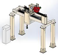 Manipulateur de portique automatique multi-axes, moteur central facile à entretenir, chargement efficace, certifié CE ISO, garantie de 2 ans