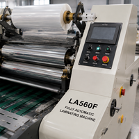Nouvelle machine à plastifier thermique automatique 560F pour carton et papier, chauffage électrique, film BOPP, cartons en aluminium, 380V