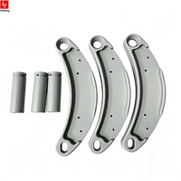 Support articulé en aluminium sur mesure usiné CNC de précision pour articulation de bras oscillant de robot de marque HF, avec sièges de roulement