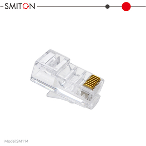 Connecteur Cat5e RJ45 8P8C prise <span class=keywords><strong>Ethernet</strong></span> boîtier de <span class=keywords><strong>PC</strong></span> de Contact en cuivre plaqué or pour câble réseau LAN pour vérifié - Product Image 6