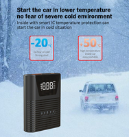 Batterie externe portable, démarreur de voiture, gonfleur de pneus, démarreur de voiture multifonctionnel, batterie externe, compresseur d'air portable