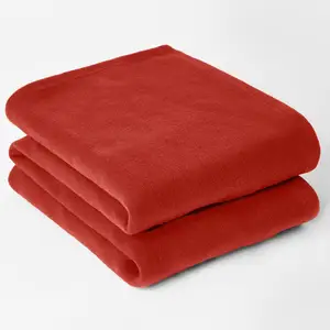 Custom Logo and Pattern Adult Blanket Polyester Wedding Portable Soft Hotel Throw Polar Fleece Blanket