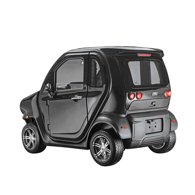 LUQI Street Legal Four Wheels Fully Enclosed Vehicles New Energy Electric Car Mini