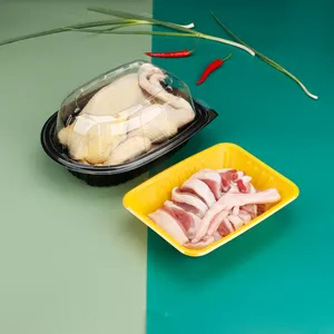 食品级烤鸡容器pp塑料取走盒烤鸡