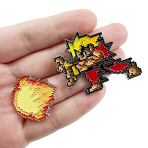Broche de Metal con Diseño de <span class=keywords><strong>Anime</strong></span> al por Mayor, Popular, de Dibujos Animados, Lindo, del Juego <span class=keywords><strong>Street</strong></span> <span class=keywords><strong>Fighter</strong></span>, Lonken Hoki Wave Fist, Insignia de Esmalte - Product Image 4