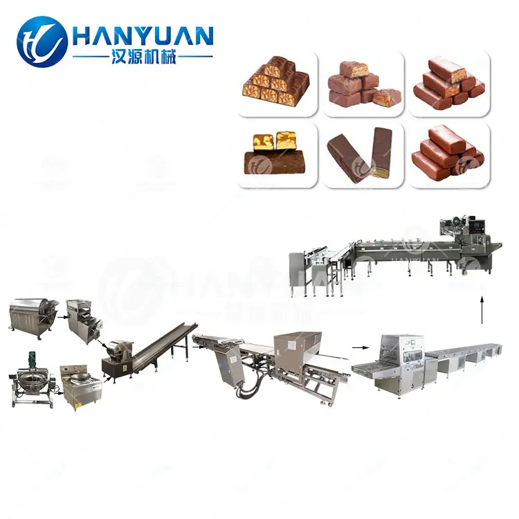 Автоматическая машина для производства шоколадных арахисовых конфет, линия по производству арахисовых конфет