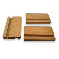 Support de téléphone portable en bois et bambou de haute qualité, taille personnalisée, pour téléphone portable et tablette universels, vente chaude 2025