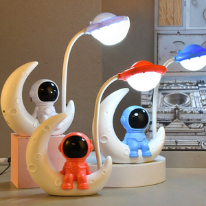 Quà Tặng Sáng Tạo Phi Hành Gia Có Thể Sạc Lại Ánh Sáng Ban Đêm, Chất Lượng Cao Trẻ Em Có Thể Điều Chỉnh Đọc Viết Nghiên Cứu Có Thể Sạc Lại USB Ánh Sáng Ban Đêm - Product Image 1