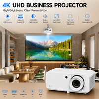 Projecteur laser Optoma JEV9012 4K UHD 4500 lumens pour bureau de direction avec zoom 1,6x et Duracore 30 000h