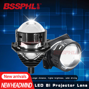 BSSPHL - Faro Delantero LED para Automóvil <span class=keywords><strong>de</strong></span> 3.0 Pulgadas y 12 V, Resistente al Agua, Accesorios para Faros Delanteros, Proyector LED No Destructivo, Lente Bifocal, Láser - Product Image 3