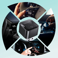 Adaptateur sans fil Ottocast Mini CarPlay Android Auto 2-en-1, dongle filaire vers sans fil, WiFi 6, Bluetooth 5.4, connexion automatique