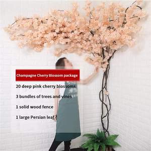 ชุดต้นเชอร์รี่ประดิษฐ์,ชุดเถาวัลย์ออกดอกแบบ <span class=keywords><strong>DIY</strong></span> ชุดตกแต่งบ้านงานแต่ง - Product Image 2