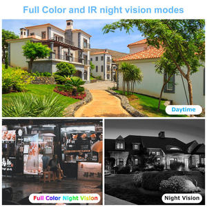 Mới đến 8MP 4k ngoài trời IP PoE tháp pháo CCTV Camera 5x Zoom cơ giới ống kính kép ánh sáng ir và colorvu tầm nhìn ban đêm - Product Image 5