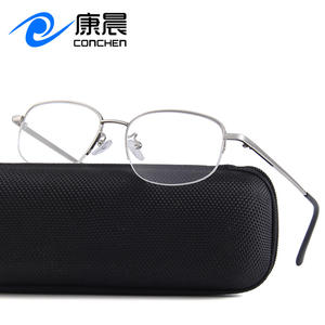 แว่นอ่านหนังสือคอนเชนกรอบโลหะรูปไข่ เลนส์เรซิ่น น้ำหนักเบา ใช้งานได้สองแบบ สำหรับผู้สูงอายุ ใช้ได้ทั้งชายและหญิง เหมาะสำหรับการเดินทาง - Product Image 1