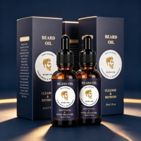 Aceite para Barba de Barbería, Marca Privada, Aceite Orgánico de Jojoba para el Crecimiento, Venta al Por Mayor OEM, 30ml 50ml 100ml