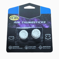 Poignée de manette en plastique avec design imprimé en 3D - Accessoires pour joystick de jeu