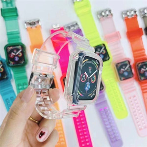 Correas transparentes de Tpu para <span class=keywords><strong>Apple</strong></span> <span class=keywords><strong>Watch</strong></span>, 42mm, 44mm, 38mm y 40mm - Product Image 2