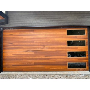 住宅用エネルギー効率の良い自動住宅用アルミニウムガラス断面ガレージドア - Product Image 3