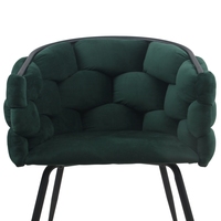 Lot de fauteuils de salon modernes avec coussins moelleux pour le salon