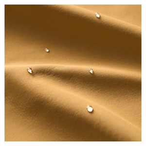 Tissu enduit imperméable à l'eau de tissu de crêpe teint par plaine tissé par polyester 100% avec l'emballage de petit pain et le <span class=keywords><strong>prix</strong></span> par mètre - Product Image 1