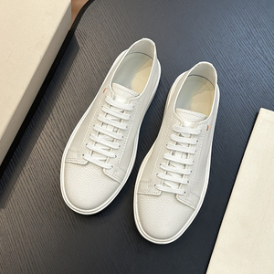 Chaussures décontractées en cuir véritable <span class=keywords><strong>pour</strong></span> hommes, fabriquées à la main, de haute qualité, élégantes, polyvalentes, style <span class=keywords><strong>italien</strong></span> - Product Image 5
