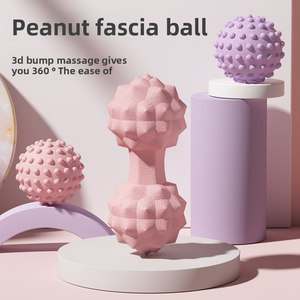 Eco-friendly Yoga Reaction <b>Ball</b> <b>Massage</b> <b>Ball</b> Foot Back Acupressure Fascia <b>Ball</b> Peanut <b>Massage</b> <b>Ball</b> Foot Relaxation Muscle TPR - Product Image 5