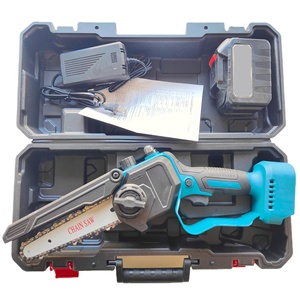 Scie à chaîne électrique multifonctionnelle de 8 pouces, haute puissance, batterie au lithium rechargeable, moteur sans balais industriel, mini portable - Product Image 3