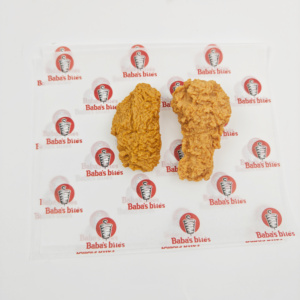 Custom Logo Printed Single-Sided Greaseproof Oil-Resistant <b>Recycled</b> Wood Pulp Recyclable Sandwich Deli Food <b>Wrapping</b> <b>Paper</b> - Product Image 1