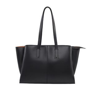 <b>Women</b> Minimalist Large Capacity Tote <b>Bag</b> Soft Leather Look Shoulder <b>Bag</b> <b>For</b> <b>Work</b> Daily Use - Product Image 3