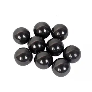 Precision Insulation Silica Ceramic White Balls Ornaments Black Ornament Ceramic Ball