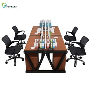 Ailichen hiện đại 2 người văn phòng máy tính bàn làm việc bàn gỗ Bàn văn phòng - Product Image 2